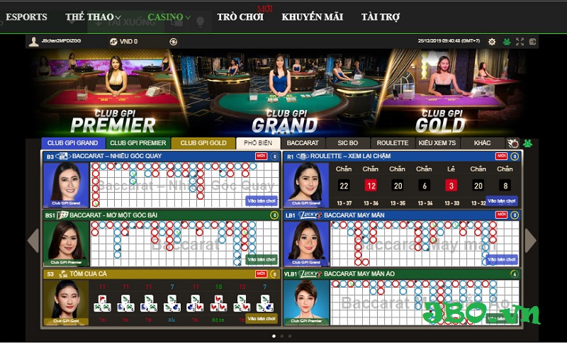 Hướng dẫn chơi casino trực tuyến tại nhà cái JBO | Jbo VietNam