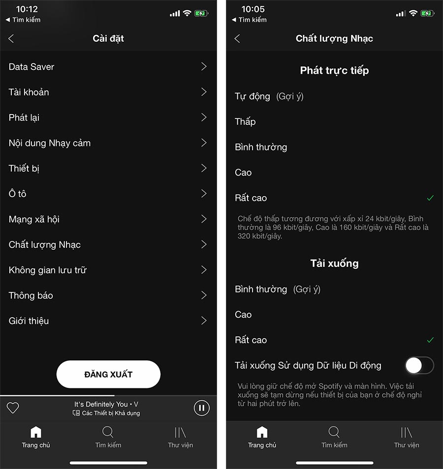 Chất lượng âm thanh trên spotify cực kỳ hoàn hảo | JBO VietNam